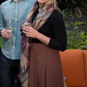 Anthropologie Tan Maxi Skirt | Size 8